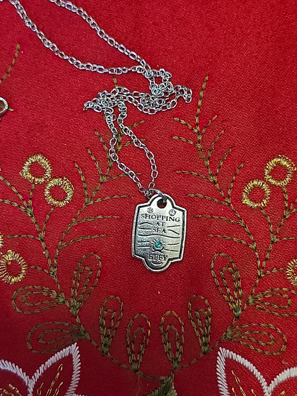 Effy Silver Pendant Necklace with Turquoise Accent